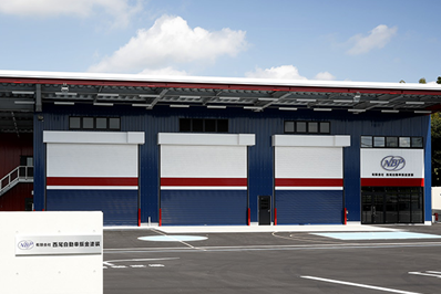 (有)西尾自動車板金塗装様　新工場